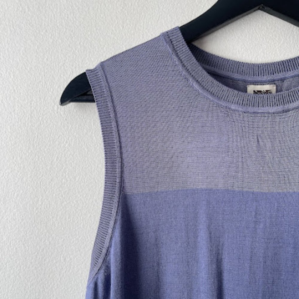Anne Klein Silk knit Sleeveless Top - Picture 2 of 8